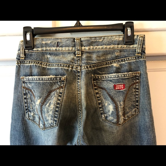 Miss sixty destroyed denim, size 26 - Picture 2 of 4